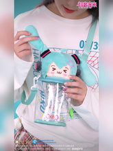Load image into Gallery viewer, Moeyu: Hatsune Miku: Squinty Eyes Series Bucket Bag-Moeyu-Makochan.store