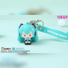 Load image into Gallery viewer, moeyu: Hatsune Miku: Squinting Eyes Series 3D Soft Rubber Pendant-Moeyu-Makochan.store