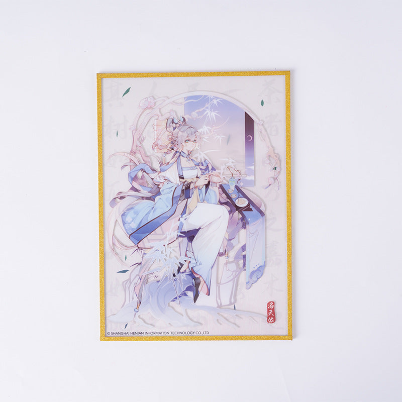 Moeyu: Vsinger: Luo Tianyi Tea Series Acrylic Color Paper