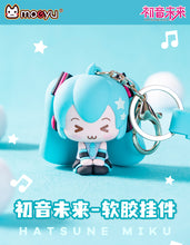 Load image into Gallery viewer, moeyu: Hatsune Miku: Squinting Eyes Series 3D Soft Rubber Pendant-Moeyu-Makochan.store