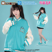 Load image into Gallery viewer, Moeyu: Hatsune Miku; Bite Series Baseball Jersey-Moeyu-Makochan.store