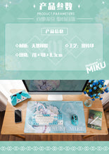 Load image into Gallery viewer, Moeyu Hatsune Miku Flower Language Series Extra Large Table Mat (70×40×0.3cm)
