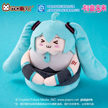 Load image into Gallery viewer, moeyu Hatsune Miku Squinting Eyes Series Plush Phone Holder-Moeyu-Makochan.store
