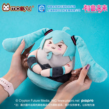 Load image into Gallery viewer, moeyu Hatsune Miku Squinting Eyes Series Plush Phone Holder-Moeyu-Makochan.store