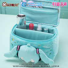 Load image into Gallery viewer, Moeyu: Hatsune Miku Squinty Eyes Series Plush Cosmetic Bag-Moeyu-Makochan.store