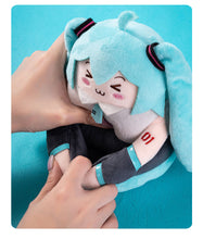 Load image into Gallery viewer, moeyu Hatsune Miku Squinting Eyes Series Plush Phone Holder-Moeyu-Makochan.store