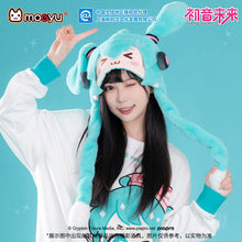 Load image into Gallery viewer, Moeyu Hatsune Miku Squinty Eyes Series Movable Plush Ha-Moeyu-Makochan.store