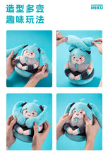 Load image into Gallery viewer, moeyu Hatsune Miku Squinting Eyes Series Plush Phone Holder-Moeyu-Makochan.store