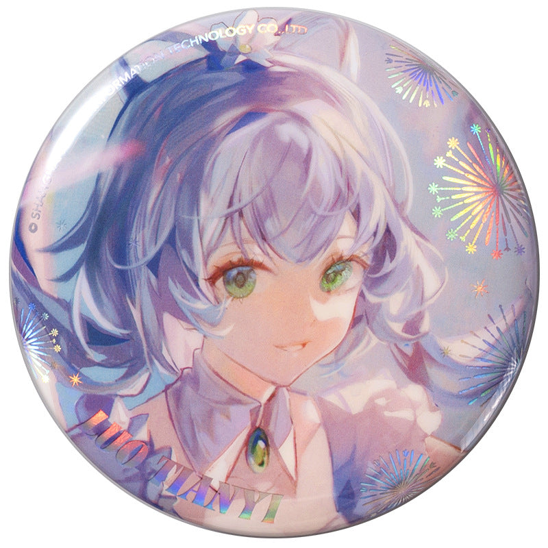 Moeyu: Vsinger: Luo Tianyi: Luo Tianyi Stars and Fireworks Series Tinplate Badge