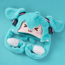 Load image into Gallery viewer, Moeyu Hatsune Miku Squinty Eyes Series Movable Plush Ha-Moeyu-Makochan.store