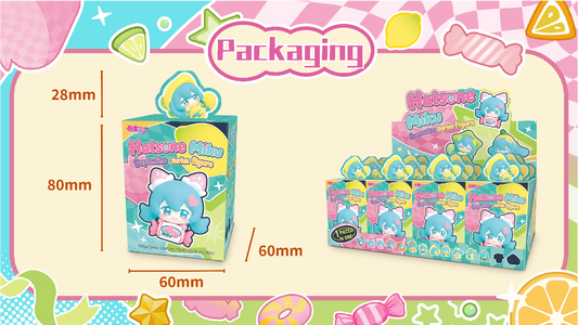 Funism Hatsune Miku Dopamine Blind Box - 3 Mini Figures - packaging example