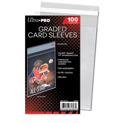 Ultra Pro UP - Standard Sleeves - Graded Card Sleeves Resealable (100 Sleeves) | Makochan