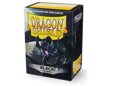 Arcane Tinmen Dragon Shield Standard Sleeves - Black (100 Sleeves) | Makochan