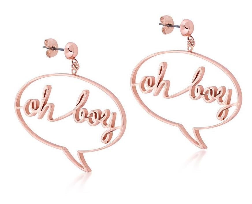 DISNEY MICKEY MOUSE - Oh Boy Earrings 'Rose Gold Plated'