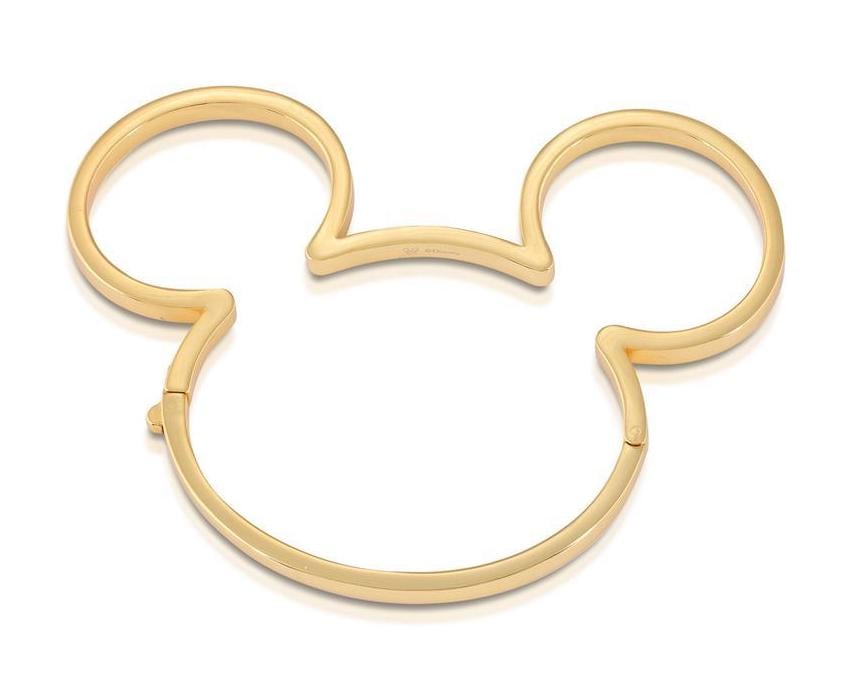 DISNEY MICKEY MOUSE - Mickey Mouse Bangle 'Gold Plated'