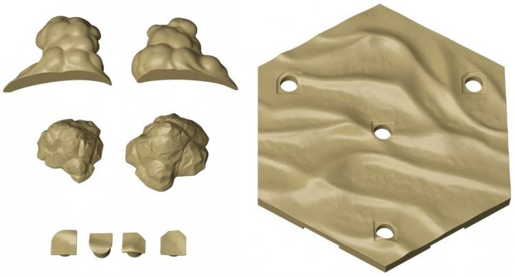 GUNDAM - Customize Scene Base 02 Desert Version - Model Kit
