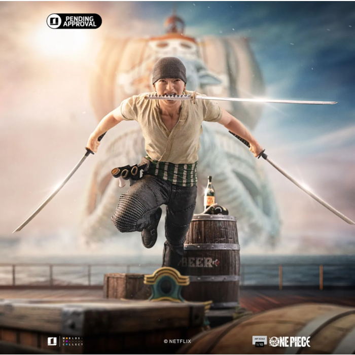 ONE PIECE NETFLIX - Zoro - Statue Art Scale 1/10 19.2cm