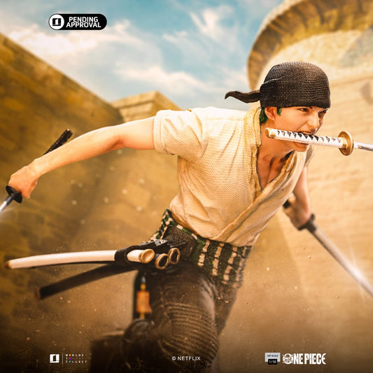 ONE PIECE NETFLIX - Zoro - Statue Art Scale 1/10 19.2cm