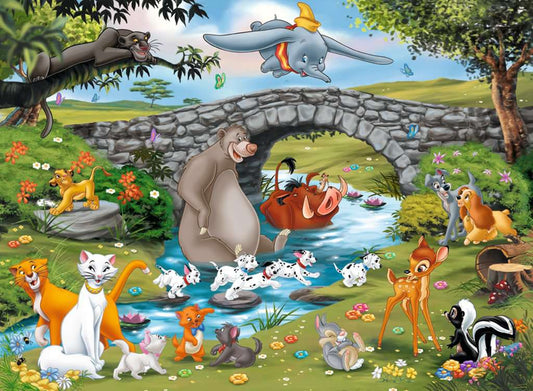 DISNEY - The big family - Puzzle 100P XXL