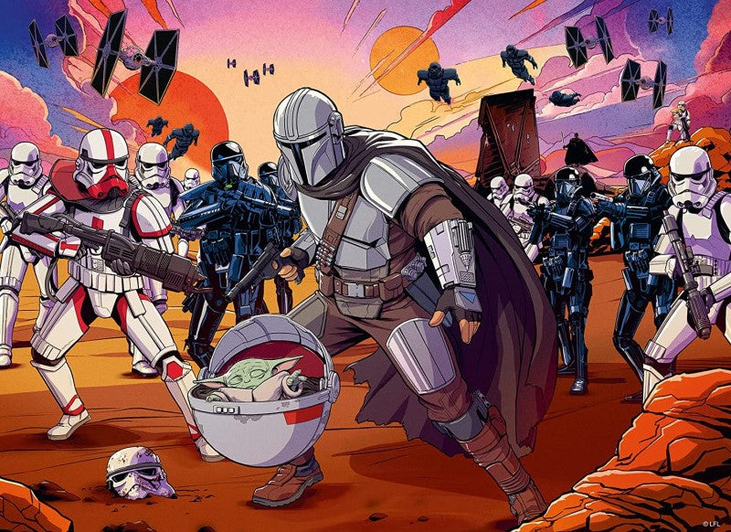 THE MANDALORIAN - The Confrontation - Puzzle 200P XXL