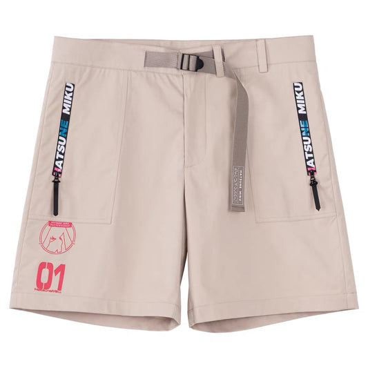Moeyu Hatsune Miku Neon Electronic Music Series Mid-Length Shorts