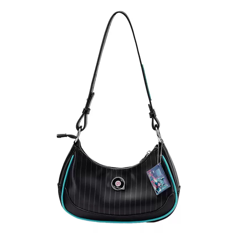 moeyu Hatsune Miku Synthesizer Wave Wings Women's Handbag - Retro Crossbody Bag (with internal compartments) - moeyu - Makochan - Belgium - Europe