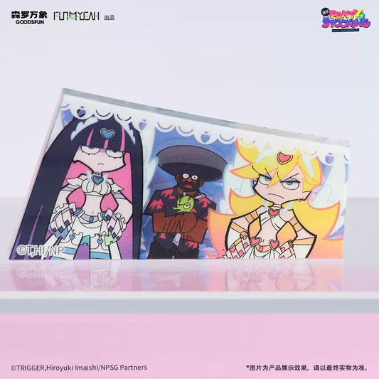 FUN4YEAH NEW Panty & Stocking with Garterbelt Bch Angels' 15th Party Vol. 2 Puzzle Acrylic Fridge Magnet Blind Box
