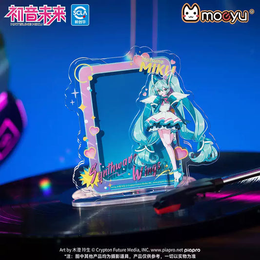 Moeyu Hatsune Miku Synthesizer Wave Wing Acrylic Standee Photo Frame Ornament