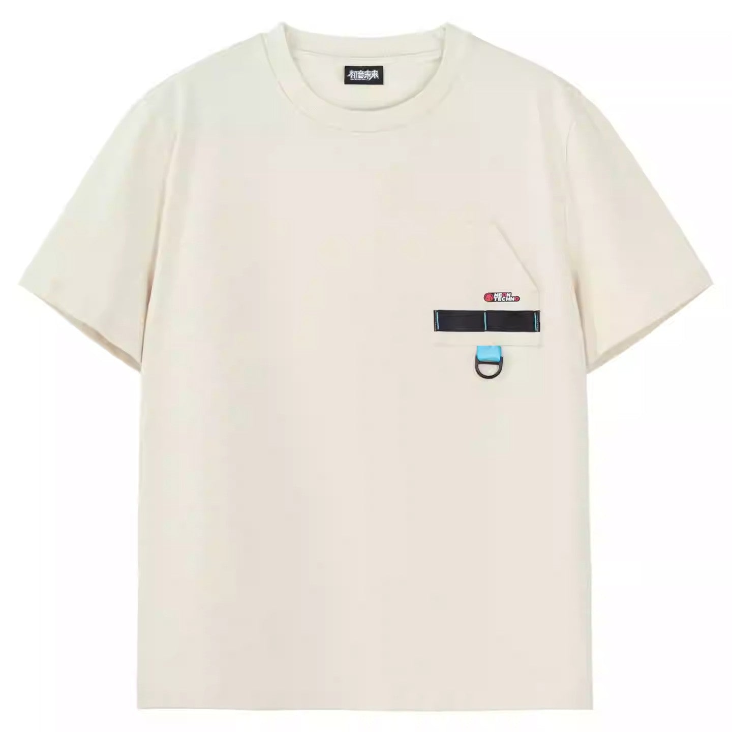 Moeyu Hatsune Miku "Neon Electronic Music" Summer T-Shirt - 100% Pure Cotton Unisex Short-Sleeve Tee - Official Vocaloid Cyber-Style Streetwear - Moeyu - Makochan - Belgium - Europe