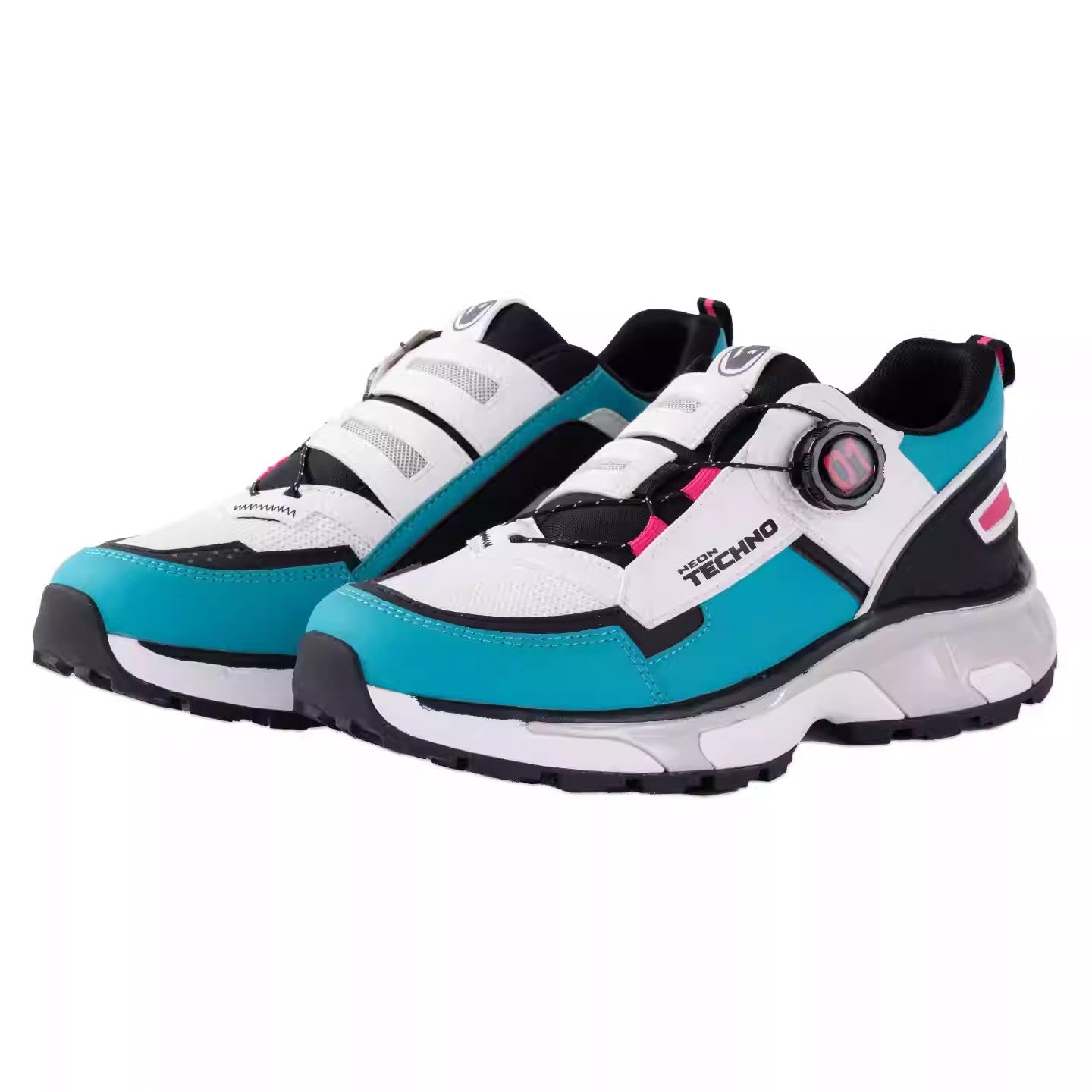Moeyu Hatsune Miku "Neon Electronic Music" Mesh Sneakers - Men's Lightweight Breathable Casual Shoes - Official Cyber-Style Sports Footwear - Moeyu - Makochan - Belgium - Europe
