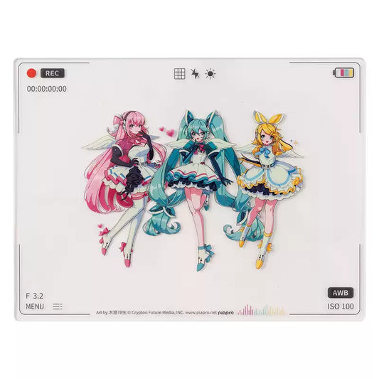 Moeyu Hatsune Miku Synthesizer Wave Wings Acrylic Translucent Card