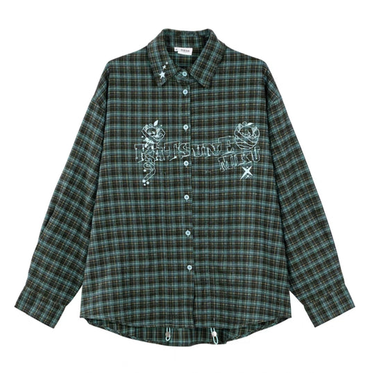 Moeyu Hatsune Miku "Millennium Ice Candy" Series Long-Sleeve Shirt Jacket - Loose Fit Casual Button-Down Top - Moeyu - Makochan - Belgium - Europe