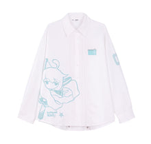 Load image into Gallery viewer, Moeyu Hatsune Miku "Millennium Ice Candy" Series Long-Sleeve Shirt Jacket - Loose Fit Casual Button-Down Top - Moeyu - Makochan - Belgium - Europe