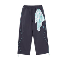 Load image into Gallery viewer, Moeyu Hatsune Miku "Millennium Ice Candy" Contrast Cargo Pants - Y2K Wide-Leg Trousers with Detachable Scarf - Moeyu - Makochan - Belgium - Europe