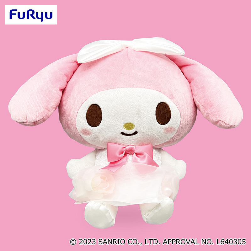 Sanrio:White flower dress BIG Plush doll - My Melody - Sanrio - Makochan - Belgium - Europe