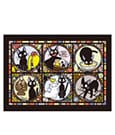 Kiki's Delivery Service Jigsaw Puzzle Stained Glass Jiji's everyday by Ensky