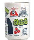 Spirited Away Japanese Tea Cup No Face by Benelic