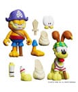 Garfield Action Figures 2 Pack Pirate Garfield and Pirate Odie by Boss Fight Studio