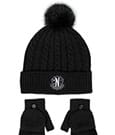 Wednesday Beanie & Gloves Set Nervermore by Cerdá