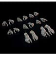 Mythic Legions: Necronominus Action Figure Accessory Skeletons of Necronominus Hands/Feet Pack by Four Horsemen Toy…
