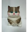 Fun Maker Squishy Fidget Toy Dark Brown Cat 11 cm by Fun Maker Limited