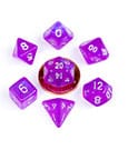 FanRoll Mini Dice Set Stardust Purple (7) by FanRoll