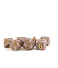 FanRoll Sharp Edge Silicone Dice Set Volcanic Soot (7) by FanRoll