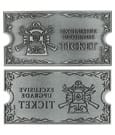 Resident Evil 4 Replica 1/1 Metal Exclusive Upgrade Ticket by FaNaTtik