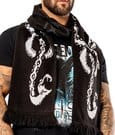 Harry Potter Scarf Dark Arts Spell Long Length Black by CID