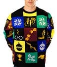 Harry Potter Christmas Sweater Deluxe Patchwork Knitted by CID