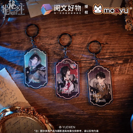 Moeyu Lord of the Mysteries Extraordinary Series Acrylic Keychain | Official Anime Accessory - Moeyu - Makochan - Belgium - Europe