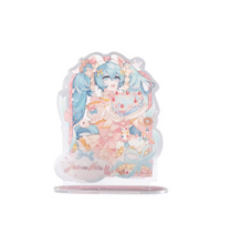 Load image into Gallery viewer, Moeyu Hatsune Miku “Sweet Dream Future” Series Badge, Polaroid Acrylic Stand, Keychain & Laser Ticket | Official Anime Merchandise