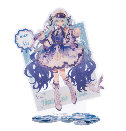 Moeyu Hatsune Miku 'Tidal Song' Series Acrylic Standee - Desk Ornament Merch - Moeyu - Makochan - Belgium - Europe