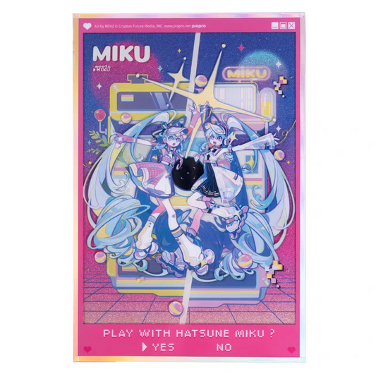 Moeyu Hatsune Miku “Retro & Future Reflection” Series Acrylic Art Board | Collectible Color Plaque - Moeyu - Makochan - Belgium - Europe